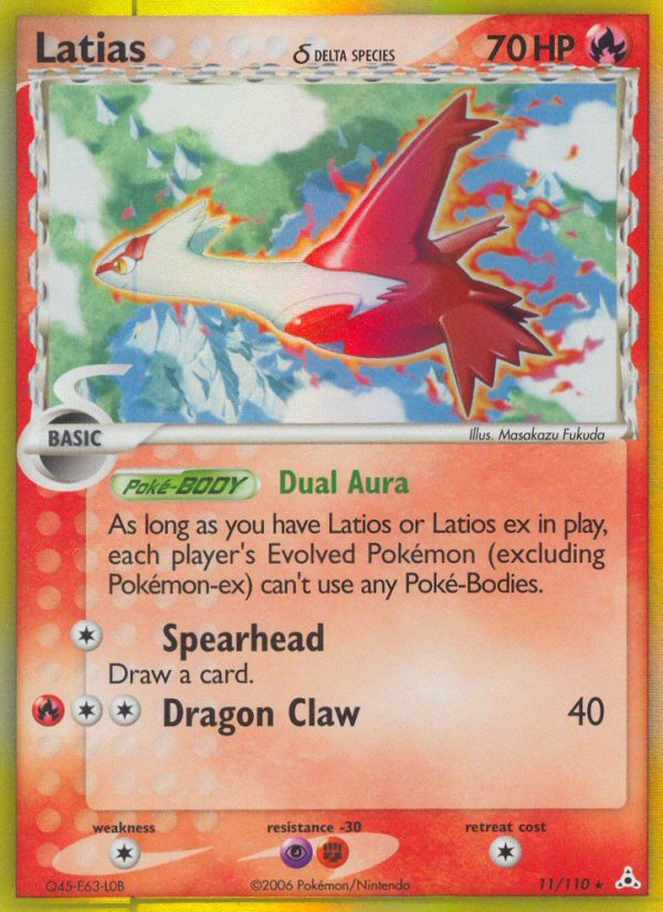 Latias (11/110) (Delta Species) [EX: Holon Phantoms] Pokémon