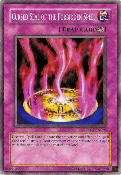 Cursed Seal of the Forbidden Spell [CP05-EN019] Common Yu-Gi-Oh!
