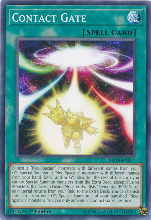 Contact Gate [MP19-EN071] Common Yu-Gi-Oh!