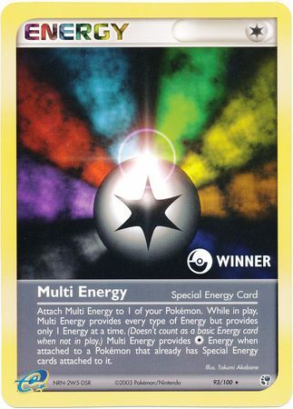 Multi Energy (93/100) (Winner League Promo) [EX: Sandstorm] Pokémon