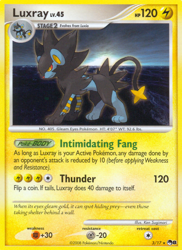 Luxray (3/17) [POP Series 8] Pokémon