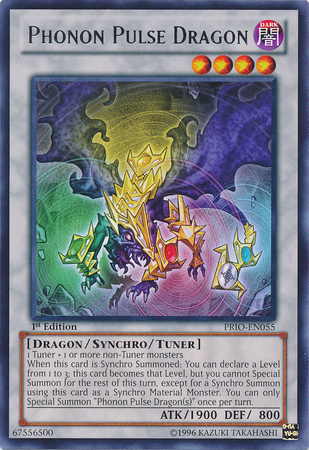 Phonon Pulse Dragon [PRIO-EN055] Rare Yu-Gi-Oh!