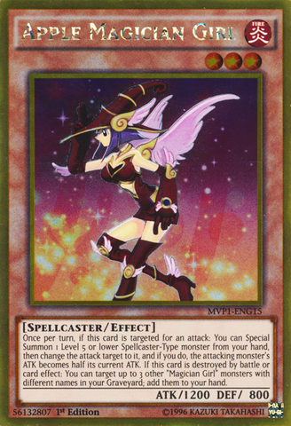 Apple Magician Girl [MVP1-ENG15] Gold Rare Yu-Gi-Oh!
