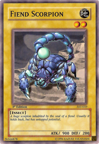 Fiend Scorpion [AST-059] Common Yu-Gi-Oh!