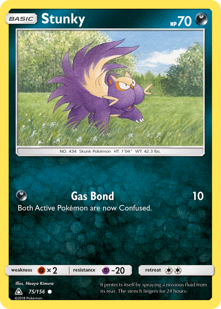 Stunky (75/156) [Sun & Moon: Ultra Prism] Pokémon