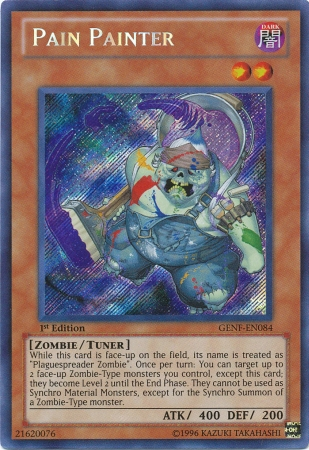 Pain Painter [GENF-EN084] Secret Rare Yu-Gi-Oh!