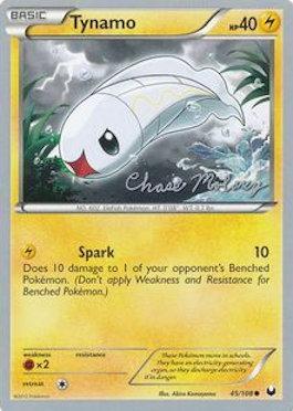 Tynamo (45/108) (Eeltwo - Chase Moloney) [World Championships 2012] Pokémon