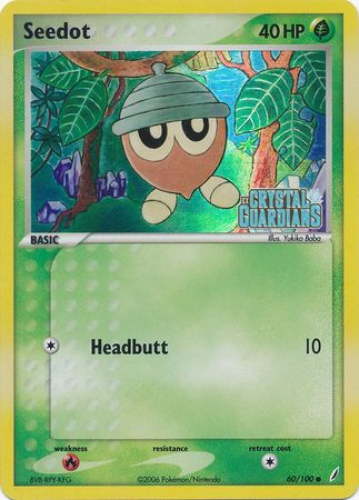 Seedot (60/100) (Stamped) [EX: Crystal Guardians] Pokémon