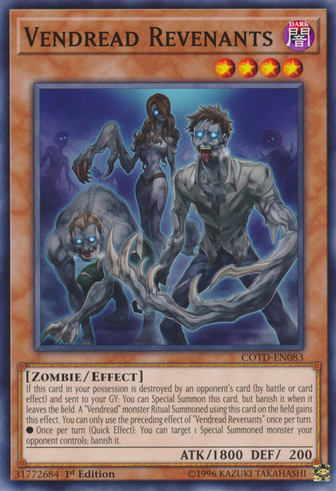 Vendread Revenants [COTD-EN083] Common Yu-Gi-Oh!
