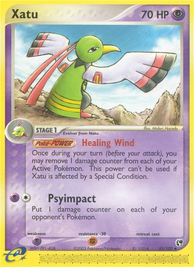 Xatu (55/100) [EX: Sandstorm] Pokémon