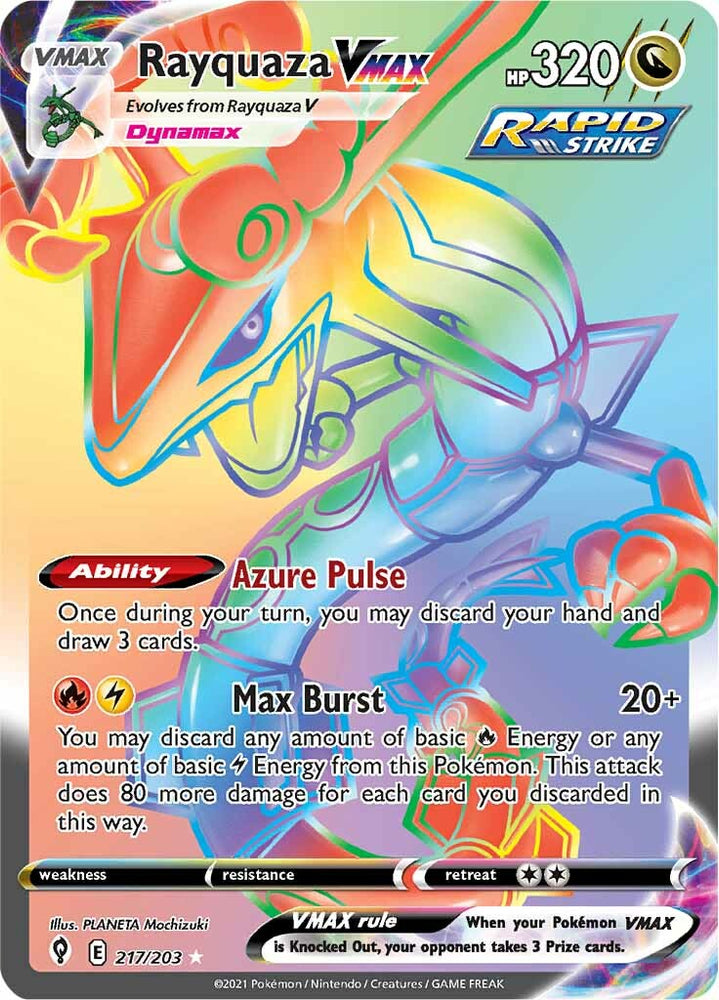 Rayquaza VMAX (217/203) [Sword & Shield: Evolving Skies] Pokémon