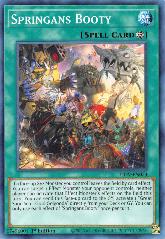 Springans Booty [LIOV-EN054] Common Yu-Gi-Oh!