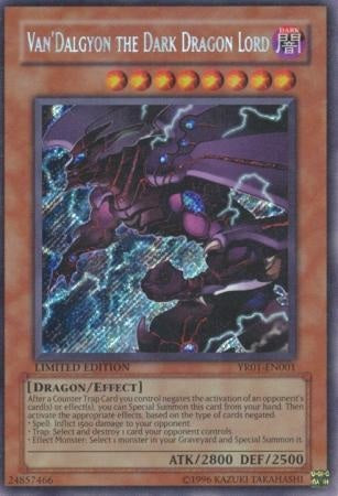 Van'Dalgyon The Dark Dragon Lord [YR01-EN001] Secret Rare Yu-Gi-Oh!