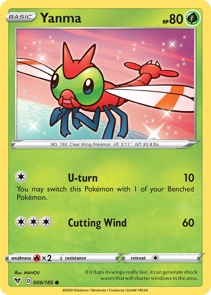 Yanma (006/185) [Sword & Shield: Vivid Voltage] Pokémon