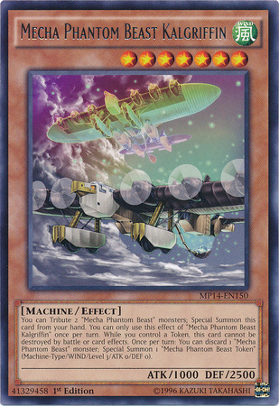 Mecha Phantom Beast Kalgriffin [MP14-EN150] Rare Yu-Gi-Oh!