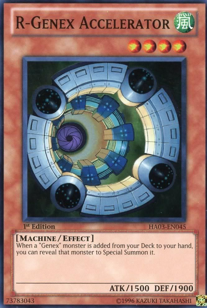 R-Genex Accelerator [HA03-EN045] Super Rare Yu-Gi-Oh!