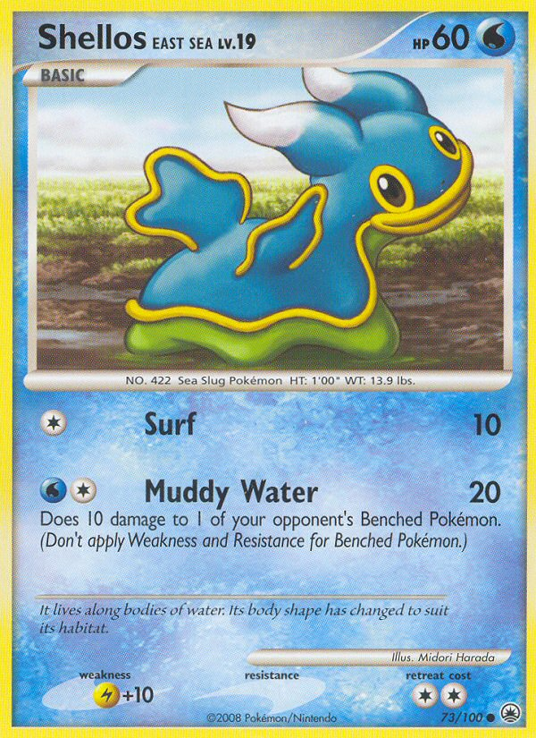 Shellos East Sea (73/100) [Diamond & Pearl: Majestic Dawn] Pokémon