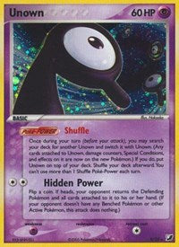 Unown (R) (R/28) [EX: Unseen Forces] Pokémon