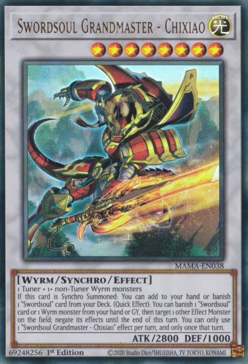 Swordsoul Grandmaster - Chixiao [MAMA-EN038] Ultra Rare Yu-Gi-Oh!