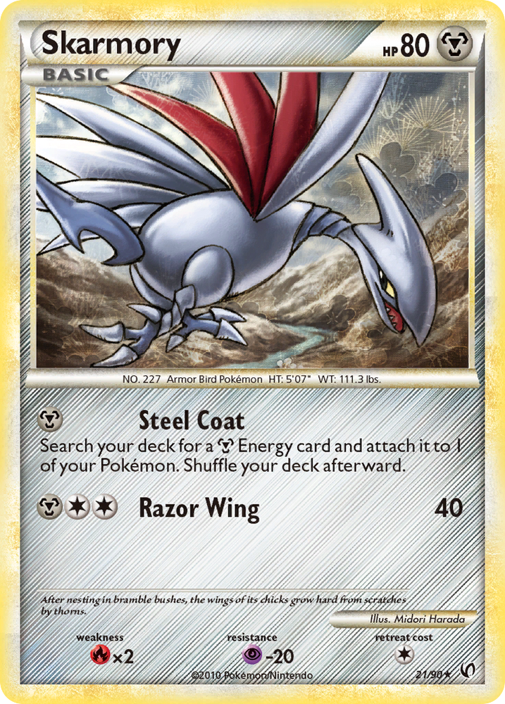 Skarmory (21/90) [HeartGold & SoulSilver: Undaunted] Pokémon