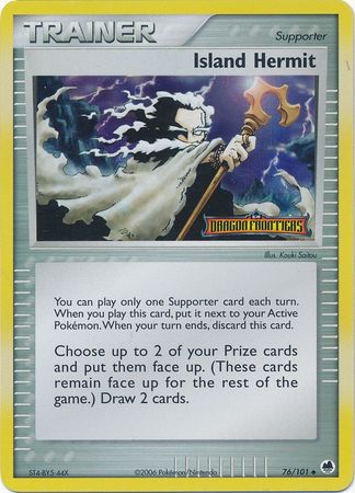 Island Hermit (76/101) (Stamped) [EX: Dragon Frontiers] Pokémon