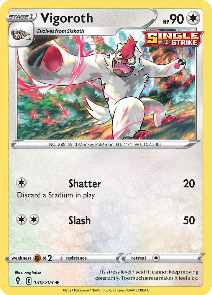 Vigoroth (130/203) [Sword & Shield: Evolving Skies] Pokémon