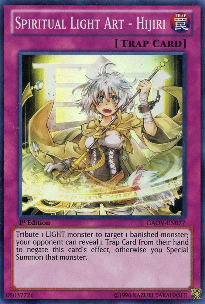 Spiritual Light Art - Hijiri [GAOV-EN077] Super Rare Yu-Gi-Oh!