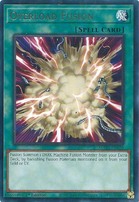 Overload Fusion [MAZE-EN056] Rare Yu-Gi-Oh!