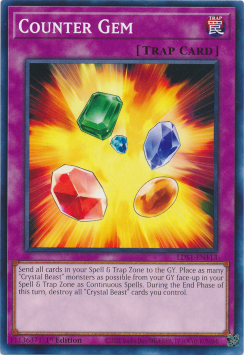 Counter Gem [LDS1-EN113] Common Yu-Gi-Oh!
