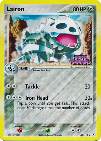 Lairon (45/110) (Stamped) [EX: Holon Phantoms] Pokémon