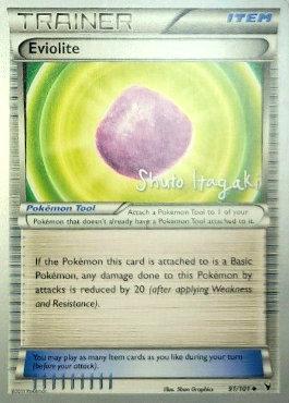 Eviolite (91/101) (Terraki-Mewtwo - Shuto Itagaki) [World Championships 2012] Pokémon
