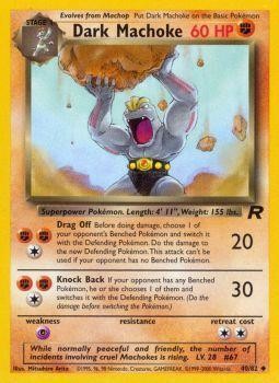 Dark Machoke (40/82) [Team Rocket Unlimited] Pokémon