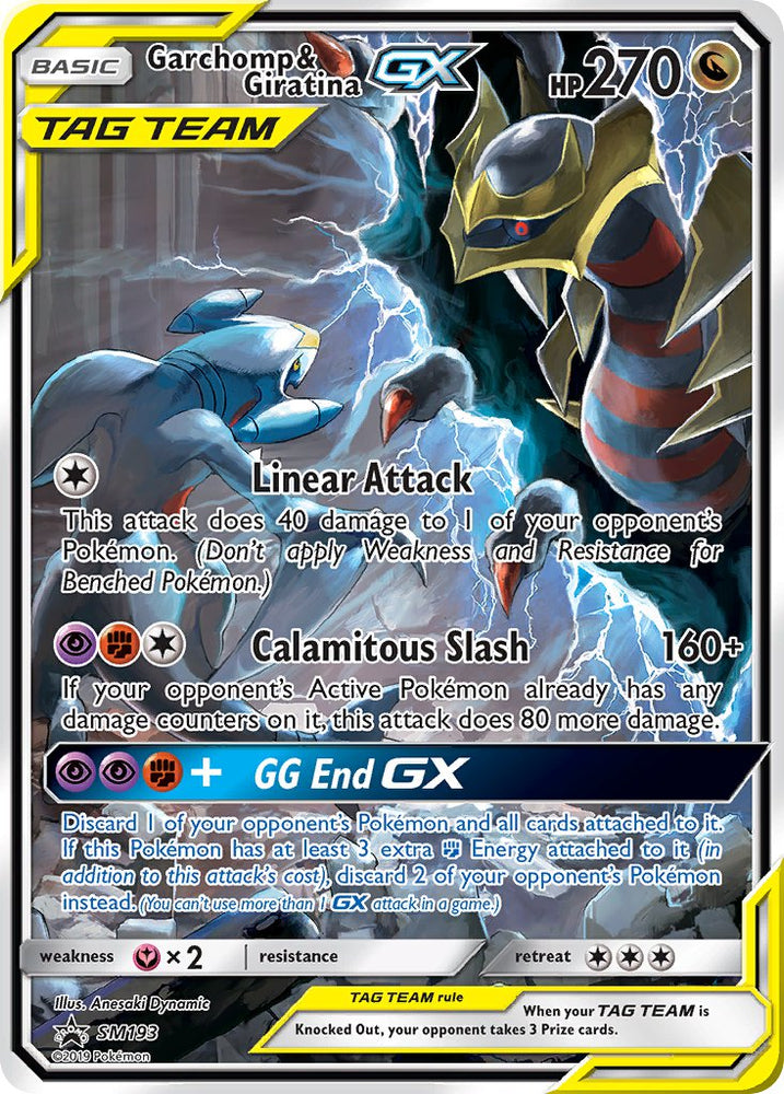 Garchomp & Giratina GX (SM193) [Sun & Moon: Black Star Promos] Pokémon