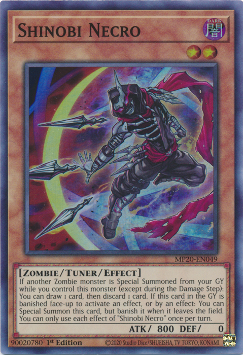 Shinobi Necro [MP20-EN049] Super Rare Yu-Gi-Oh!