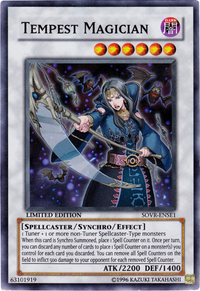 Tempest Magician [SOVR-ENSE1] Super Rare Yu-Gi-Oh!