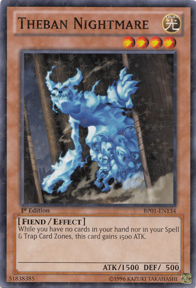 Theban Nightmare [BP01-EN134] Starfoil Rare Yu-Gi-Oh!