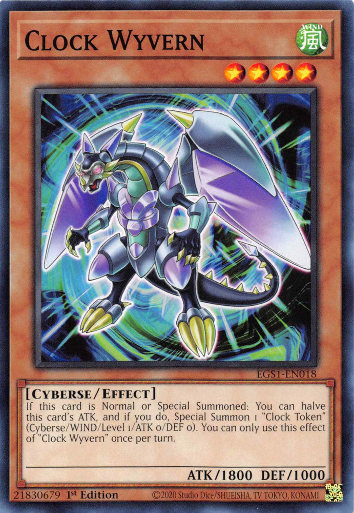 Clock Wyvern [EGS1-EN018] Common Yu-Gi-Oh!