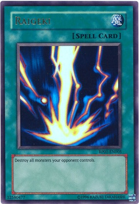 Raigeki [RP01-EN005] Ultra Rare Yu-Gi-Oh!
