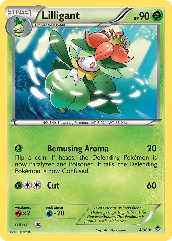 Lilligant (14/98) [Black & White: Emerging Powers] Pokémon