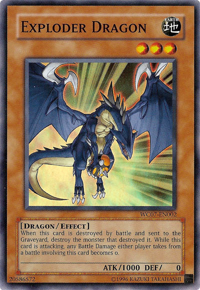 Exploder Dragon [WC07-EN002] Super Rare Yu-Gi-Oh!