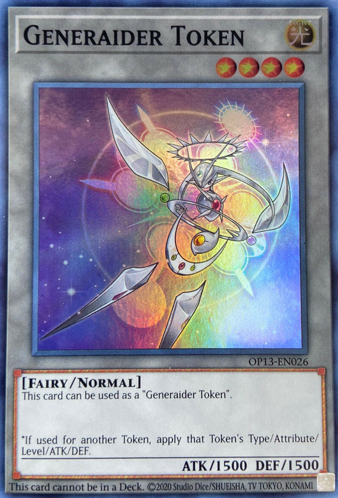 Generaider Token [OP13-EN026] Super Rare Yu-Gi-Oh!