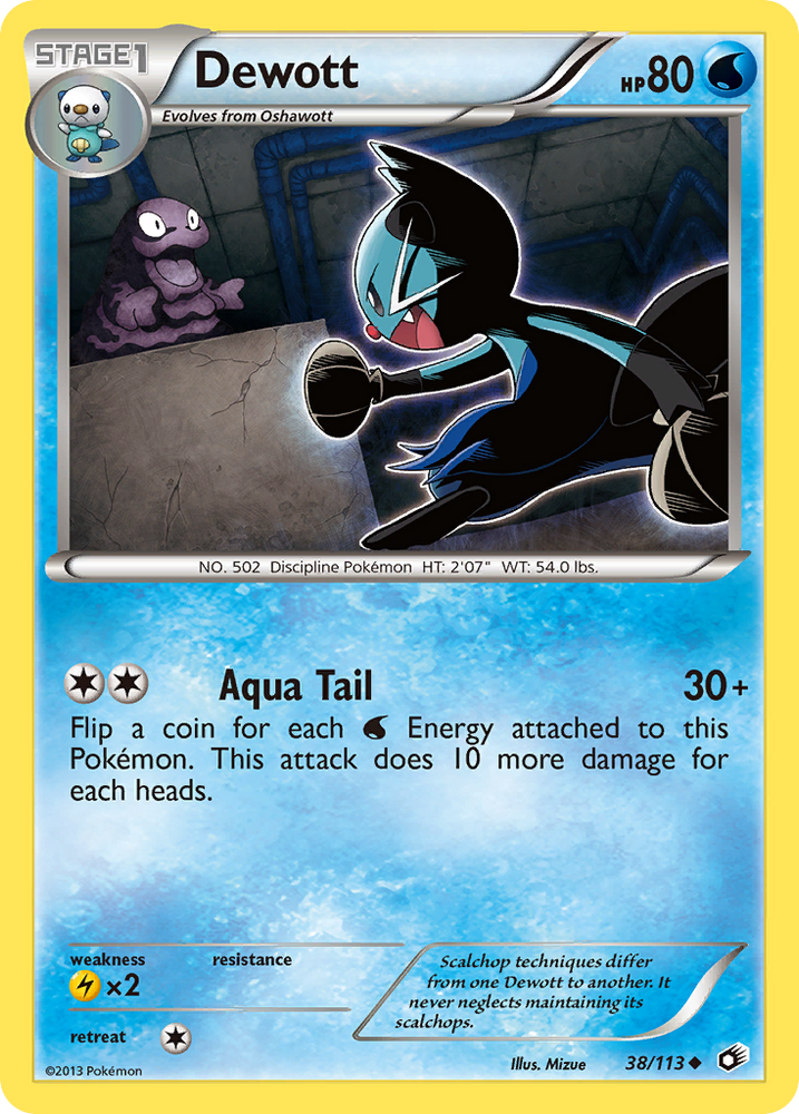 Dewott (38/113) [Black & White: Legendary Treasures] Pokémon