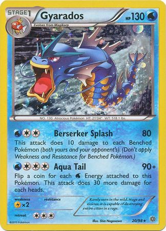 Gyarados (20/98) (Cosmos Holo) [XY: Ancient Origins] Pokémon
