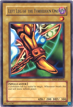 Left Leg of the Forbidden One [RP01-EN018] Rare Yu-Gi-Oh!
