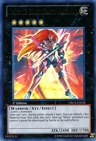 Number 12: Crimson Shadow Armor Ninja [ORCS-EN042] Ultra Rare Yu-Gi-Oh!