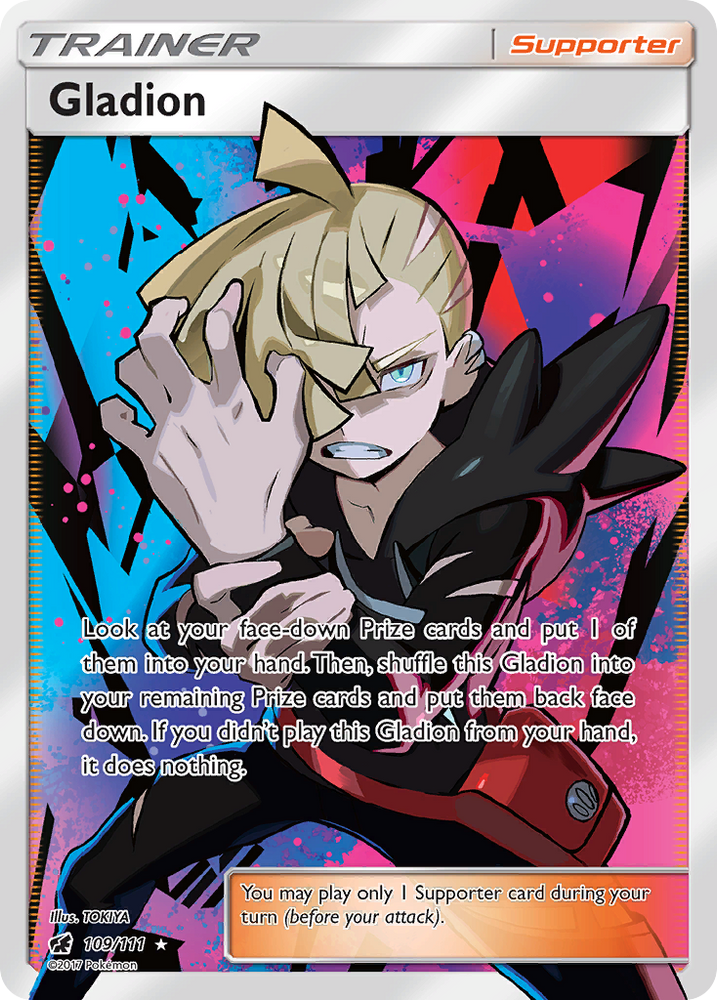 Gladion (109/111) [Sun & Moon: Crimson Invasion] Pokémon