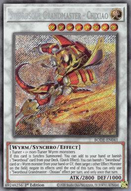 Swordsoul Grandmaster - Chixiao [BODE-EN041] Starlight Rare Yu-Gi-Oh!