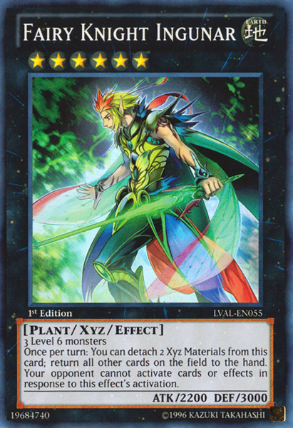 Fairy Knight Ingunar [LVAL-EN055] Super Rare Yu-Gi-Oh!
