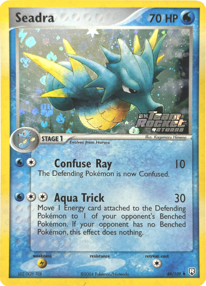 Seadra (48/109) (Stamped) [EX: Team Rocket Returns] Pokémon