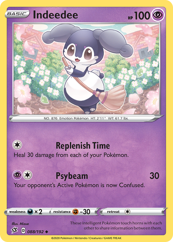 Indeedee (088/192) [Sword & Shield: Rebel Clash] Pokémon